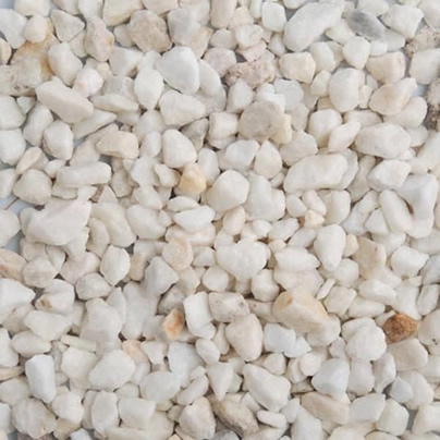 decorative aggregates_Polar white 20mm