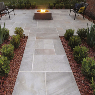 Sandstone Paving - light grey_promenade